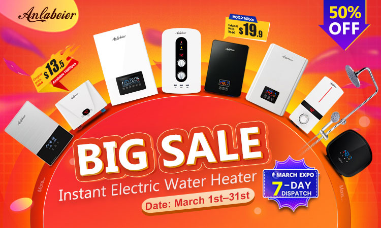 March Mega Savings! Instant Electric Water Heaters at 50% OFF – Starting from JUST $13.5! 